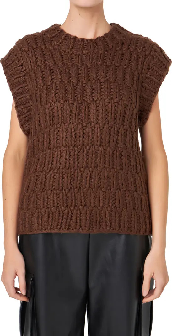Chunky Cap Sleeve Sweater | Nordstrom