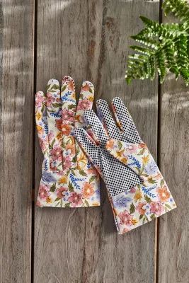 Floral Cotton Garden Gloves | Anthropologie (US)