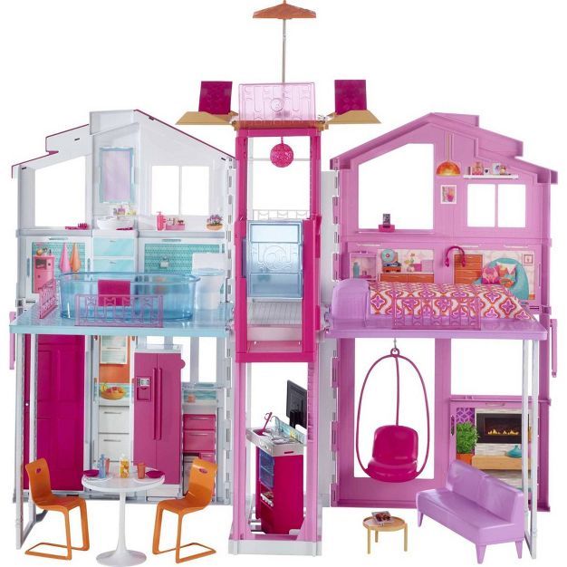 Barbie 3-Story House with Pop-Up Umbrella! | Target