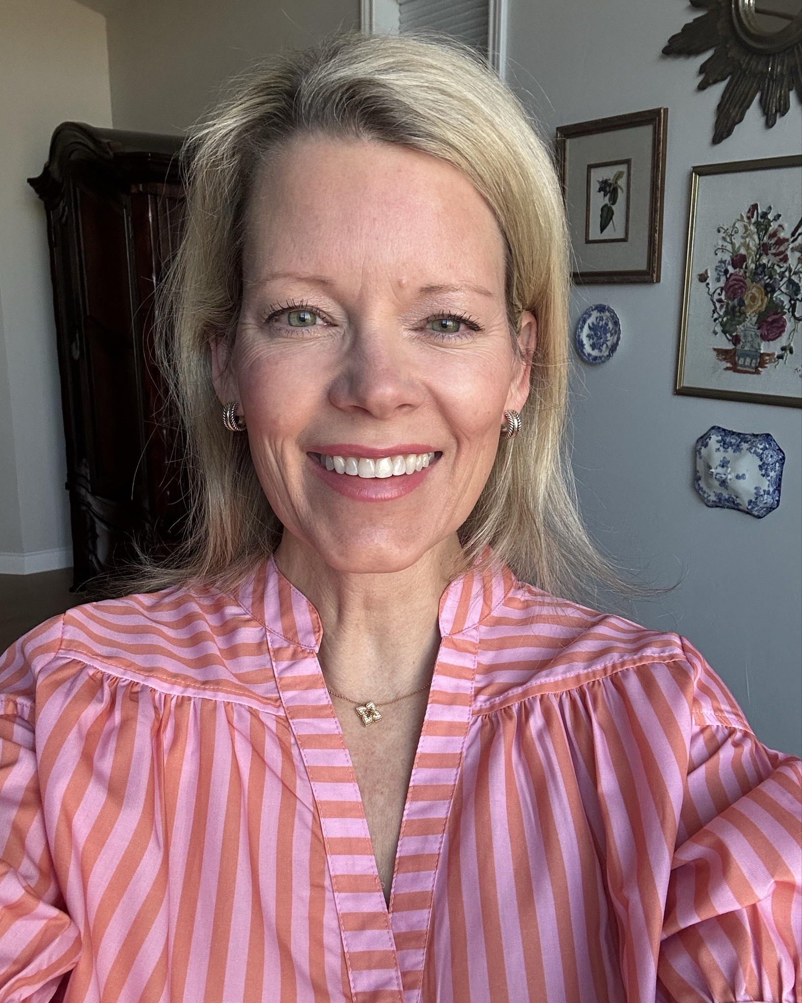 Such a pretty top and so beautifully made!!  Roomy fit. Amazing price. Comes in lots of colors  

#LTKFindsUnder50 #LTKSeasonal #LTKWatchNow