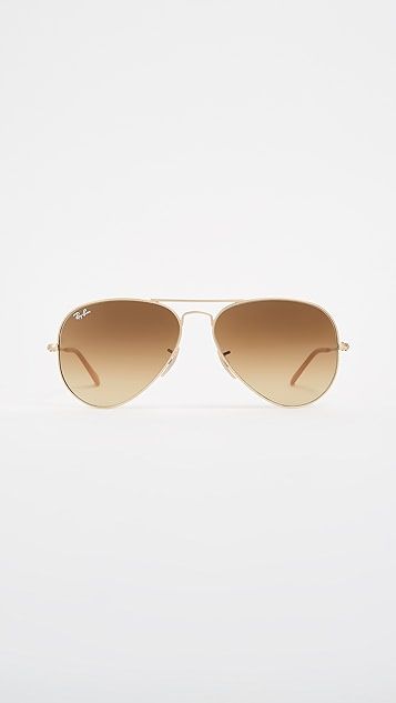 Matte Classic Aviator Sunglasses | Shopbop