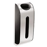 simplehuman Wall Mount Grocery Bag Dispenser, Brushed Stainless Steel | Amazon (US)