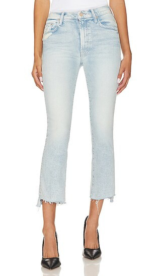 MOTHER The Insider Crop Step Fray in Blue. - size 31 (also in 24, 26, 27, 28, 29, 30, 34) | Revolve Clothing (Global)