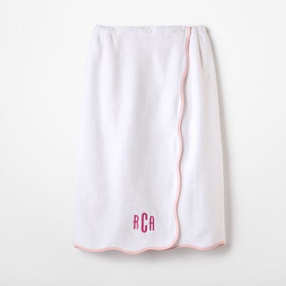 Scalloped Spa Towel Wrap | Mark and Graham