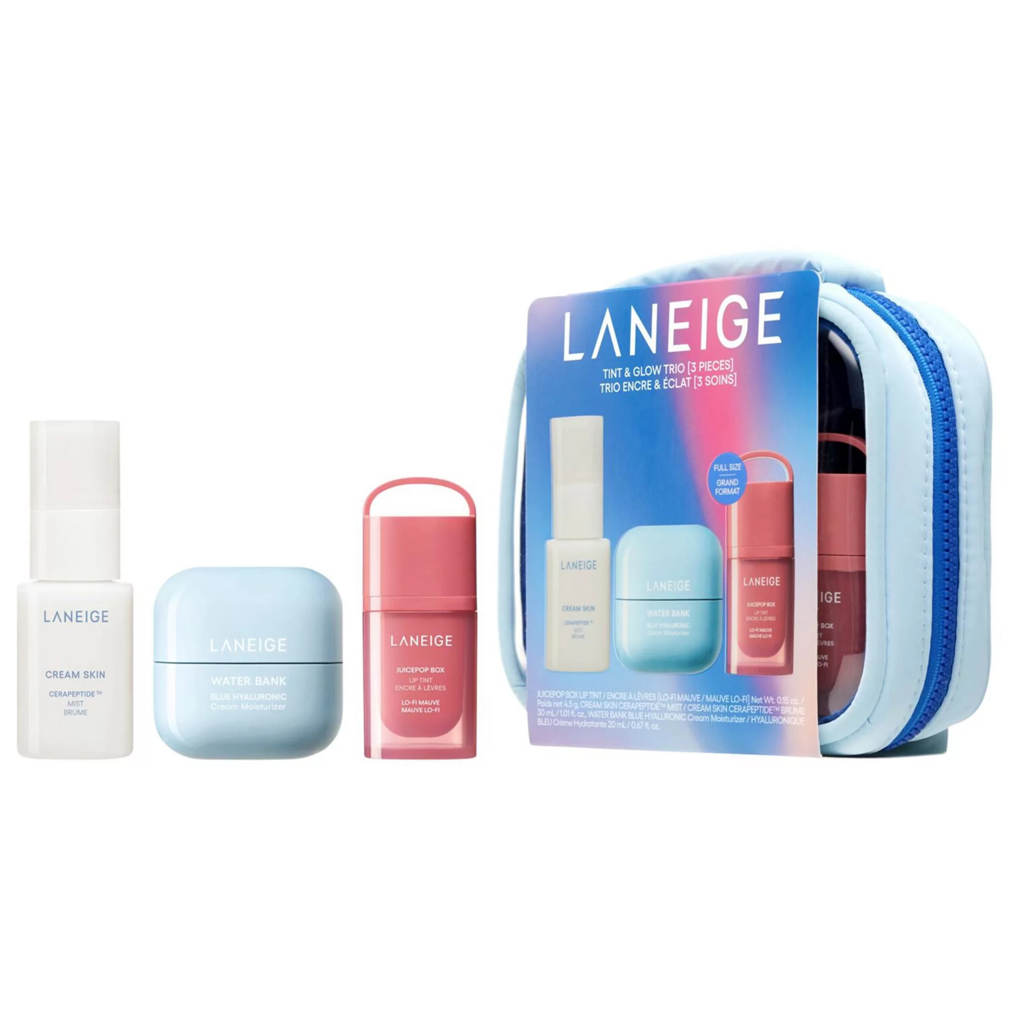 LANEIGE Tint & Glow Mini Korean Skincare + JuicePop Box Lip Tint Gift Set, None | Kohl's