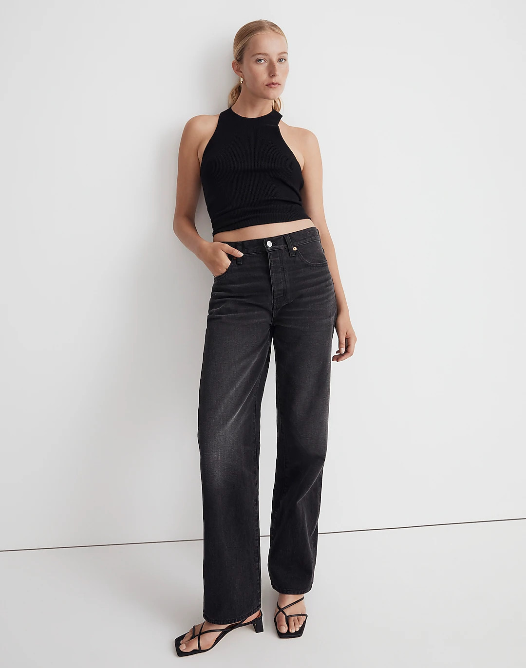 Low-Slung Straight Jeans | Madewell