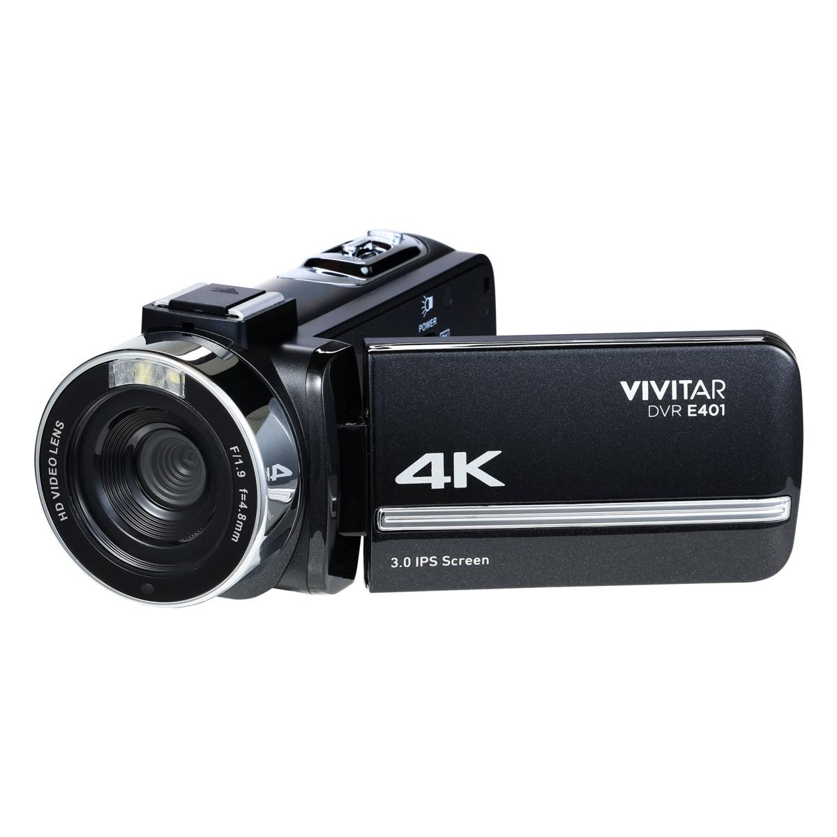 Vivitar 4K DVRE401 Camcorder with Remote and Bag | HSN