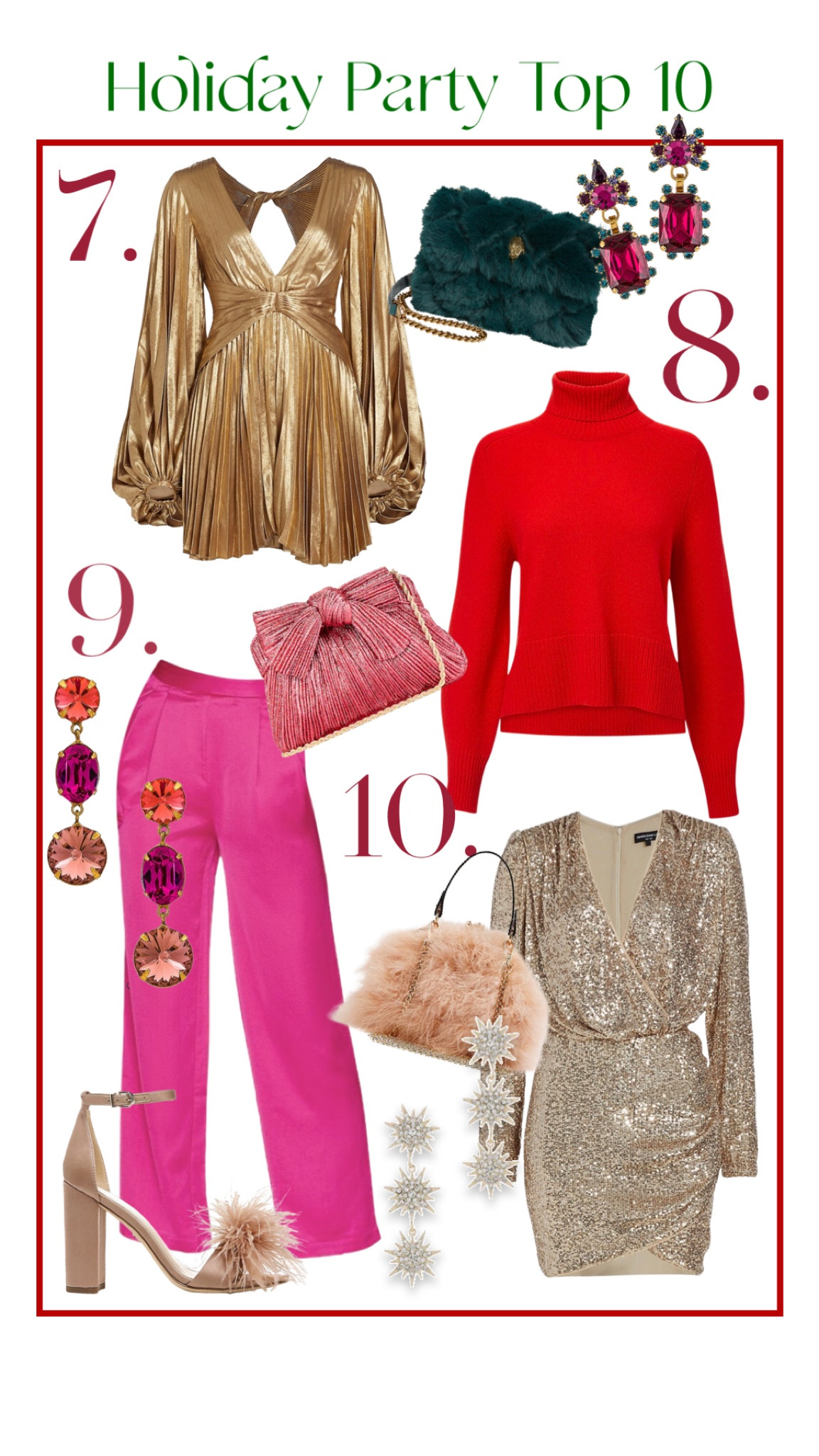 Last of my top 10 favorites for holiday party looks!! #holidayparty #partydress #metallicdress #christmasparty #christmasoutfit #winteroutfit 

#LTKCyberweek #LTKsalealert #LTKHoliday