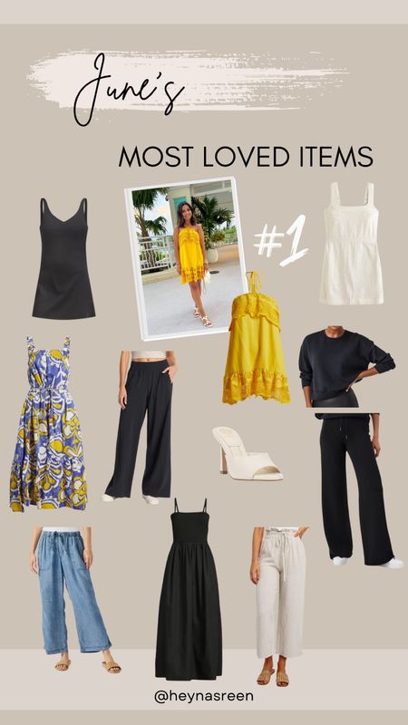The top most loved items from June 