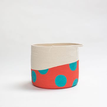 Closed Mondays Polka Dot XL Bucket | West Elm (US)