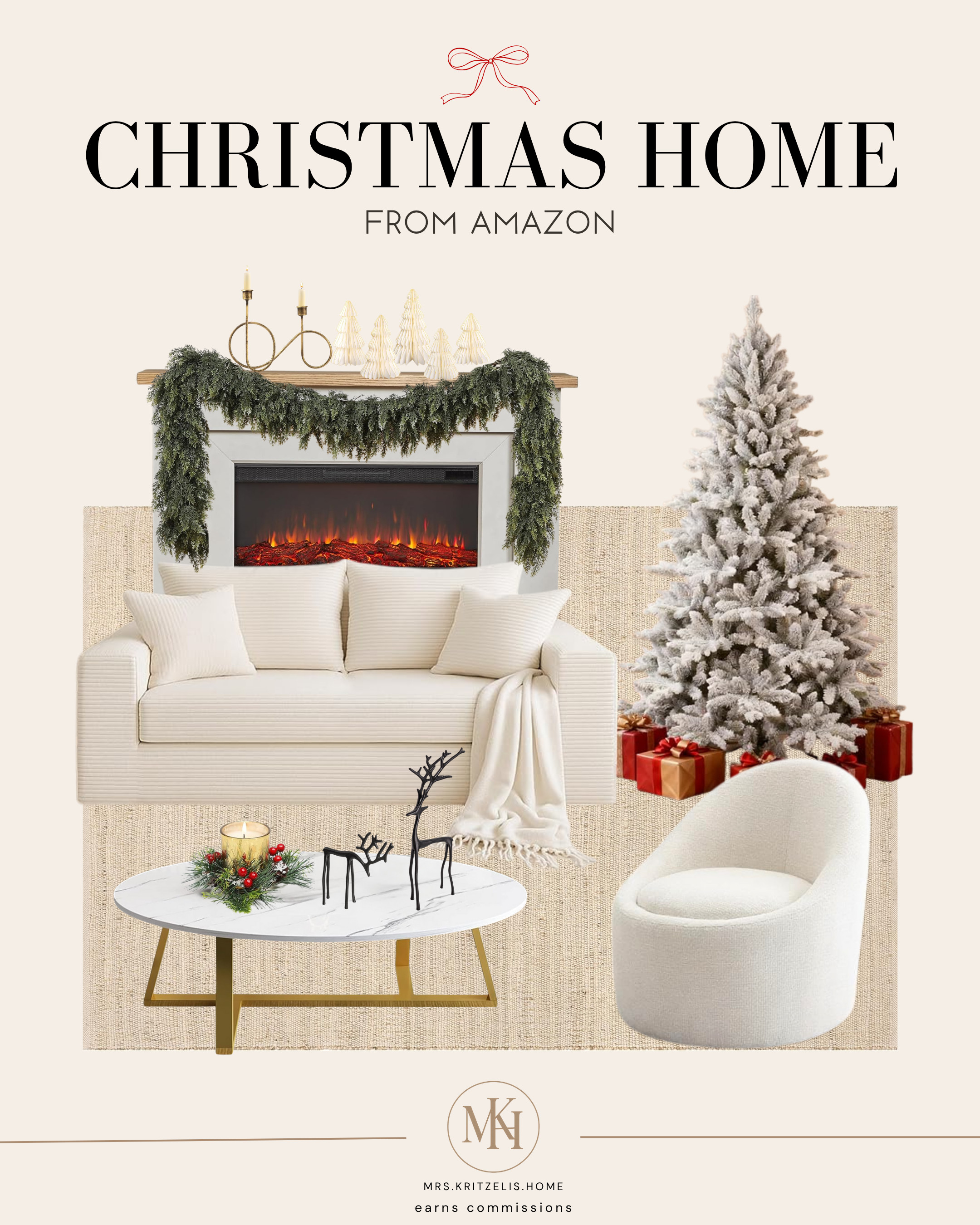 Create a warm and inviting Christmas home with cozy neutrals and festive touches, all from Amazon. // Amazon, Amazon Christmas, Amazon Christmas Tree, Amazon Home, Amazon Home Decor, Amazon Home Finds, Amazon Home Furniture, Amazon Home Must Haves, Christmas, Christmas Decor, Christmas Decorations, Amazon Living Room, Amazon Living Room Decor, Living Room Decor, Living Room Furniture, Amazon Sofa, Christmas Tree, Amazon Area Rug, Amazon Coffee Table, Amazon Throw Pillows, Amazon Throw Blanket, Amazon Accent Chair, Amazon Candle 

 #LTKHoliday #LTKSeasonal #LTKHome