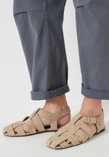 Leather Caged Fisherman Sandals | Hush UK