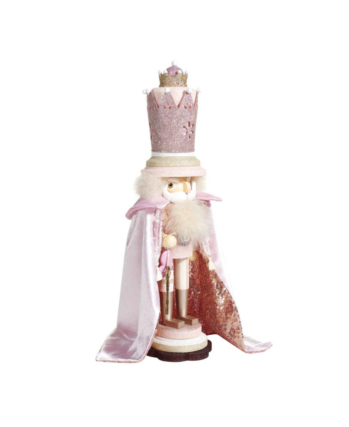 Kurt Adler 19" Hollywood King Nutcracker - Pink | Macy's