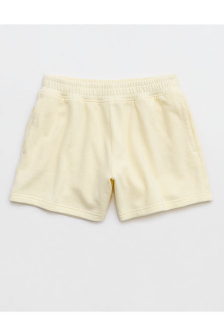 Aerie Textured Short Women's Cozy Yellow XXS | Aerie