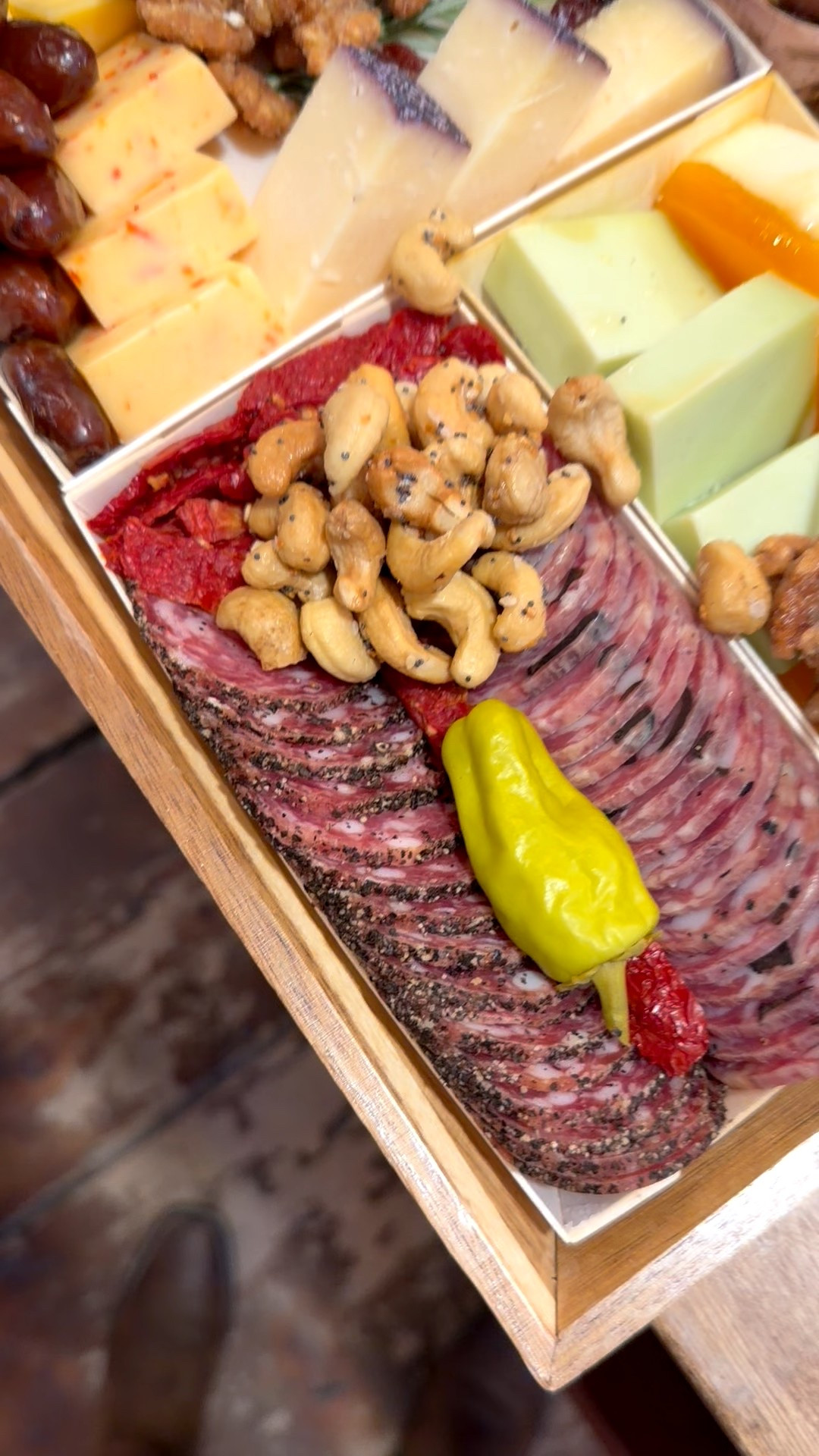 This pre-made charcuterie and cheese board delivers designed and ready for your Aprés. I ❤️ Boarderie for having the best cheese and cutest design. 

#LTKfoodie