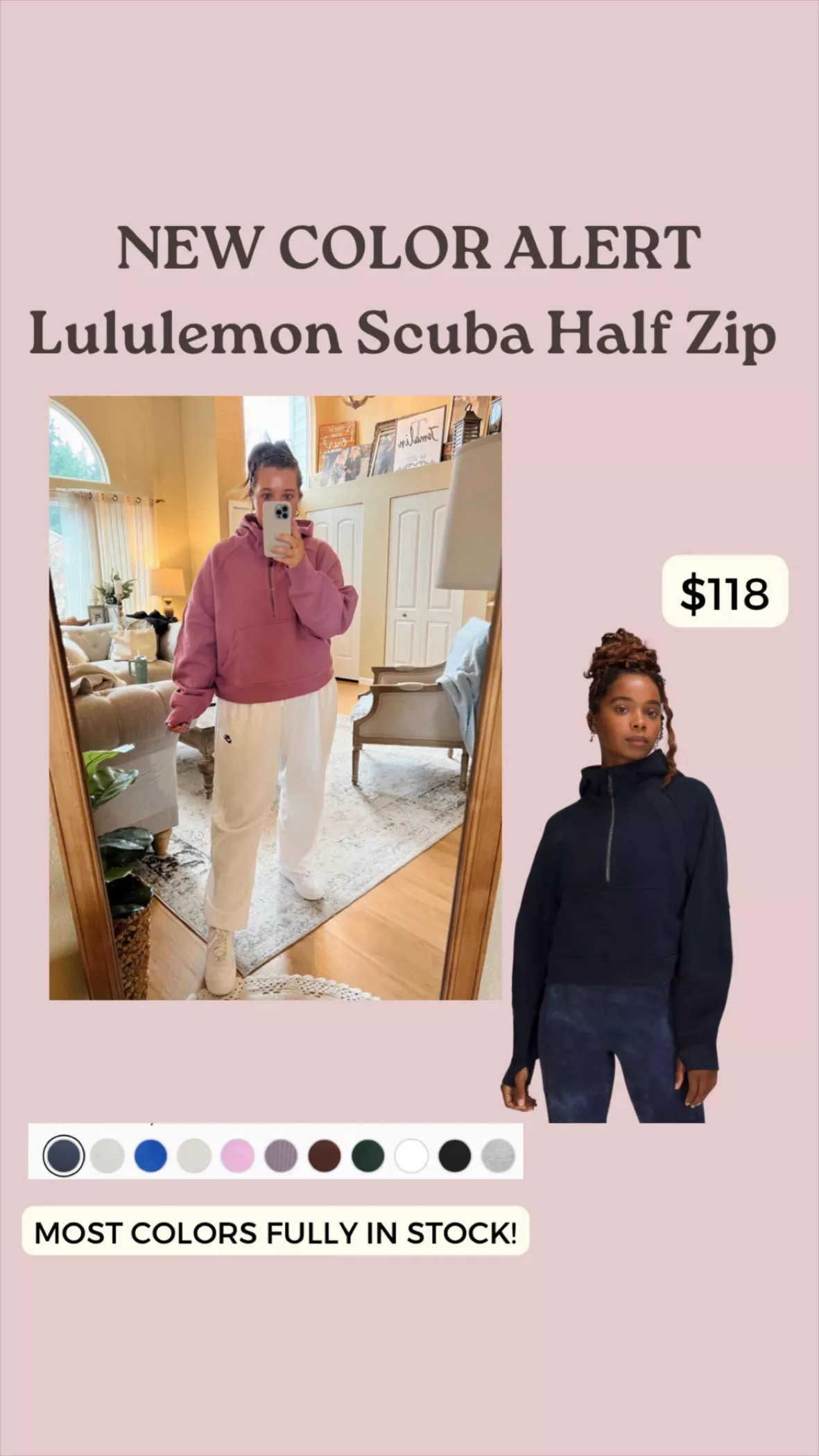 Scuba Oversized Half Zip Hoodie … curated on LTK