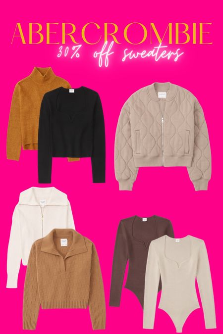 Abercrombie sale, fall sweaters on sale, fall sweater inspo 

#LTKsalealert #LTKSeasonal #LTKunder50