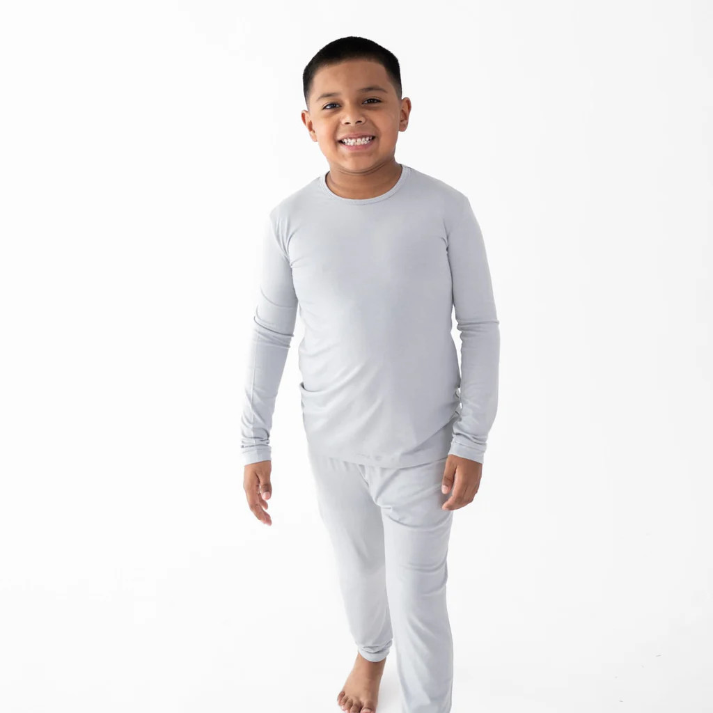 Long Sleeve Pajamas in Storm | Kyte BABY