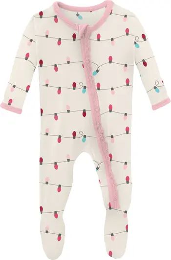 KicKee Pants Muffin Ruffle Fitted One-Piece Pajamas | Nordstrom | Nordstrom