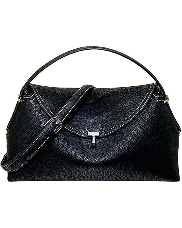 Women Handbag Luxury Crossbody Leather Soft Bucket Bag for Women Large Capacity Waterproof Should... | Amazon (US)