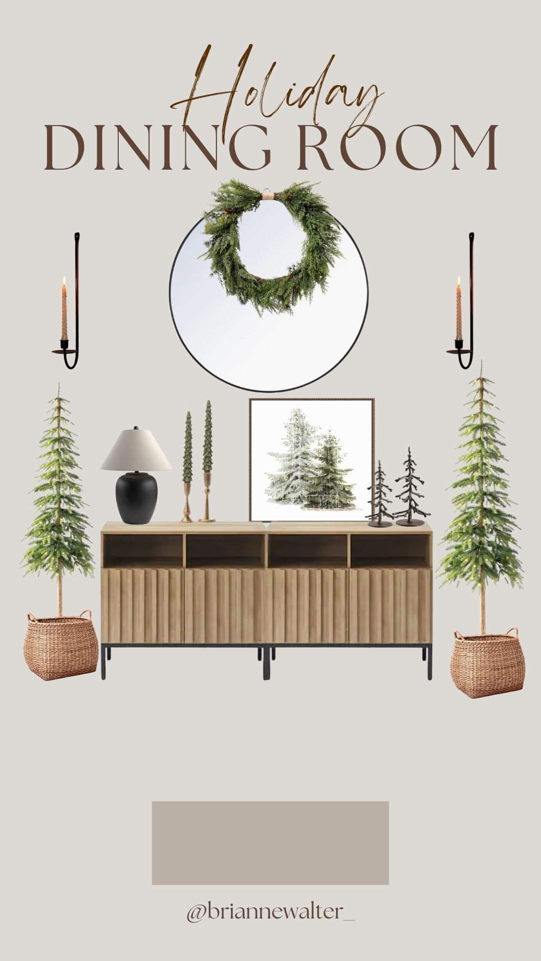 Holiday Dining Room Moodboard Styling

#LTKHome #LTKSeasonal #LTKHoliday
