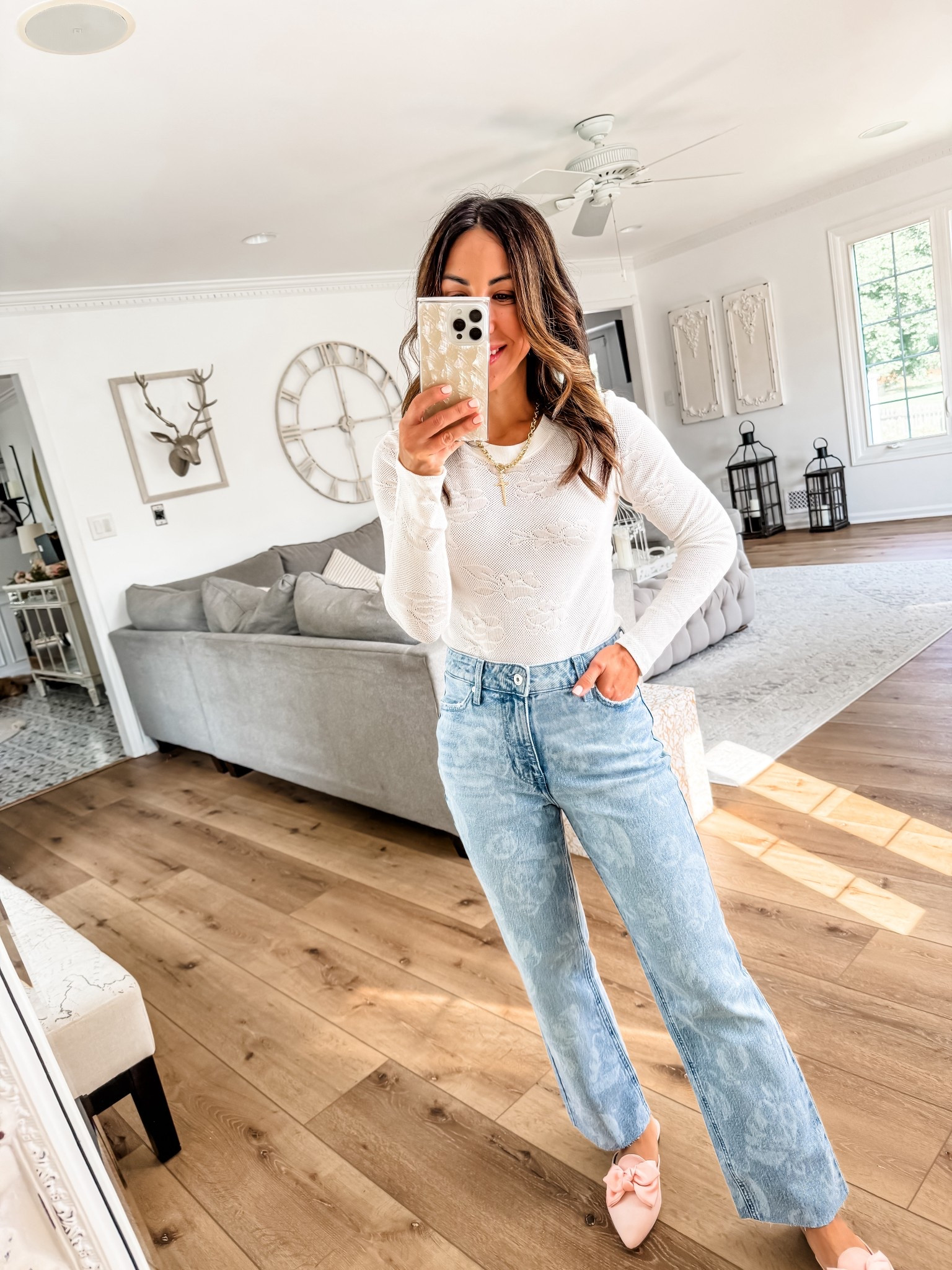 Mesh top small. Floral jeans 2. I cut them. Maurices, Maurice’ss

#LTKFindsUnder50 #LTKFindsUnder100 #LTKSaleAlert