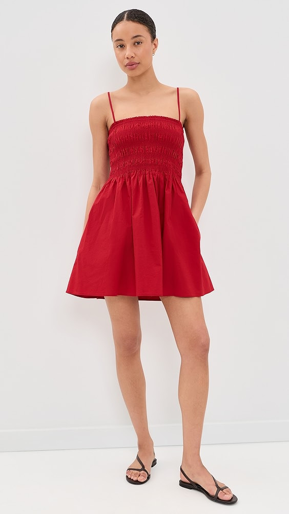 Mina Smocked Bodice Mini Dress | Shopbop