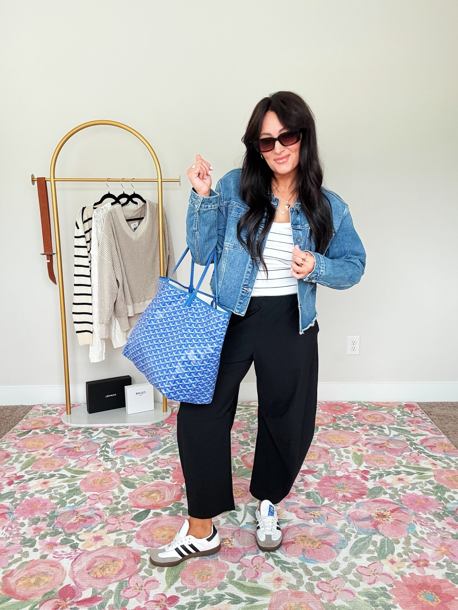 • medium jacket 
• medium tank 
• small pants - run big 

#LTKFindsUnder50 #LTKSeasonal #LTKStyleTip