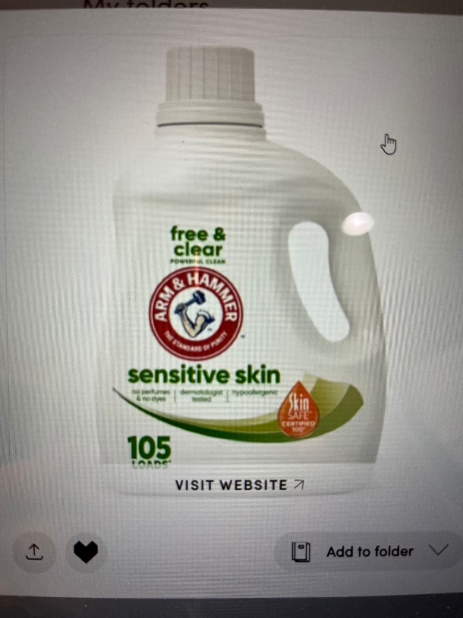 With both ...Arm & Hammer and All laundry detergents I find them wonderful with skin sensitivity issues but I notice less fading!  And of course most importantly our clothes are clean!!!  I've linked it here for you. 🍃💕

#LTKdayinmylife #LTKHome #LTKmomlife