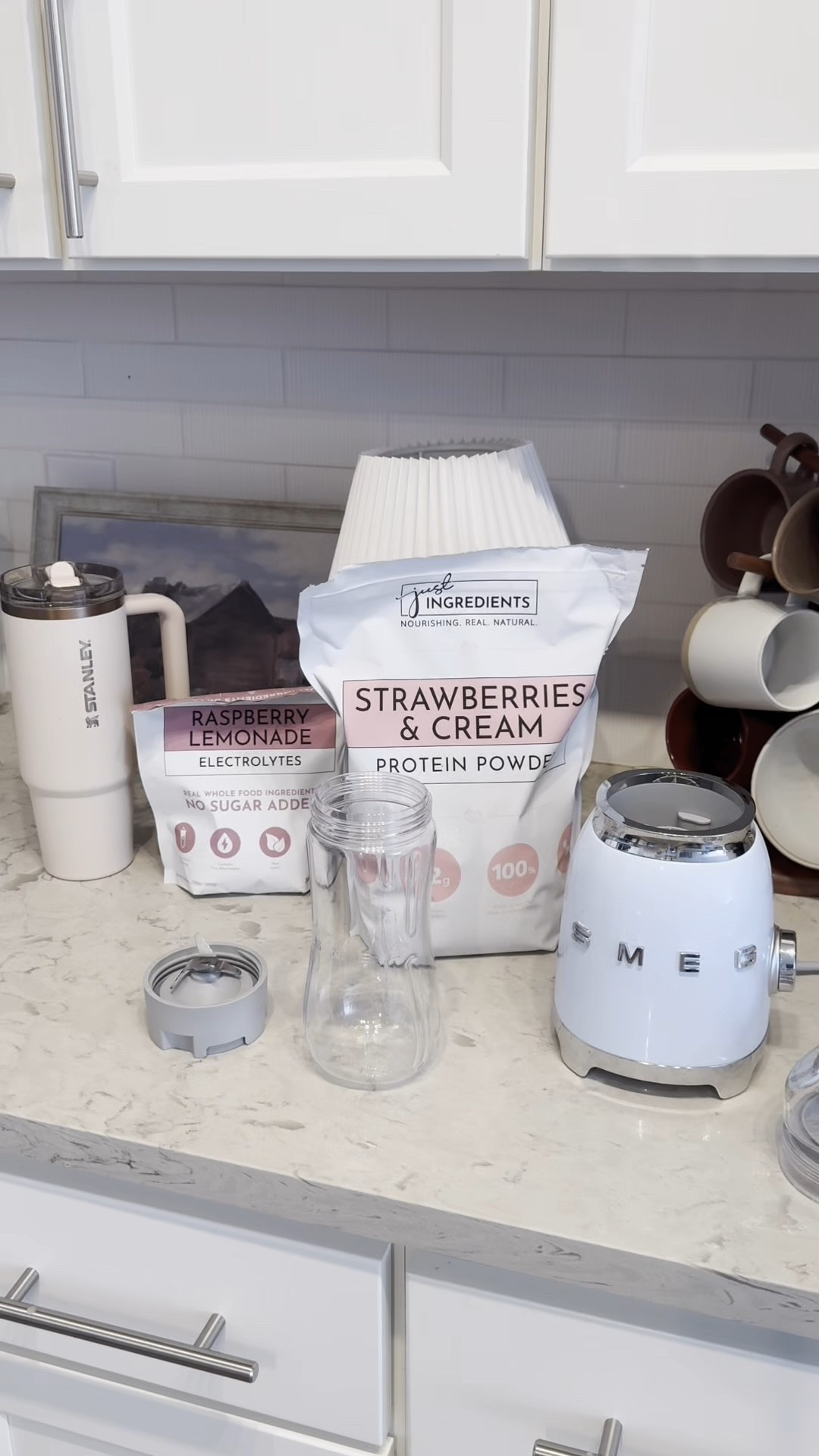 my morning protein shake and electrolyte drink #JustIngredients #stanley #smeg #blender

#LTKSummerEdit #LTKActive
