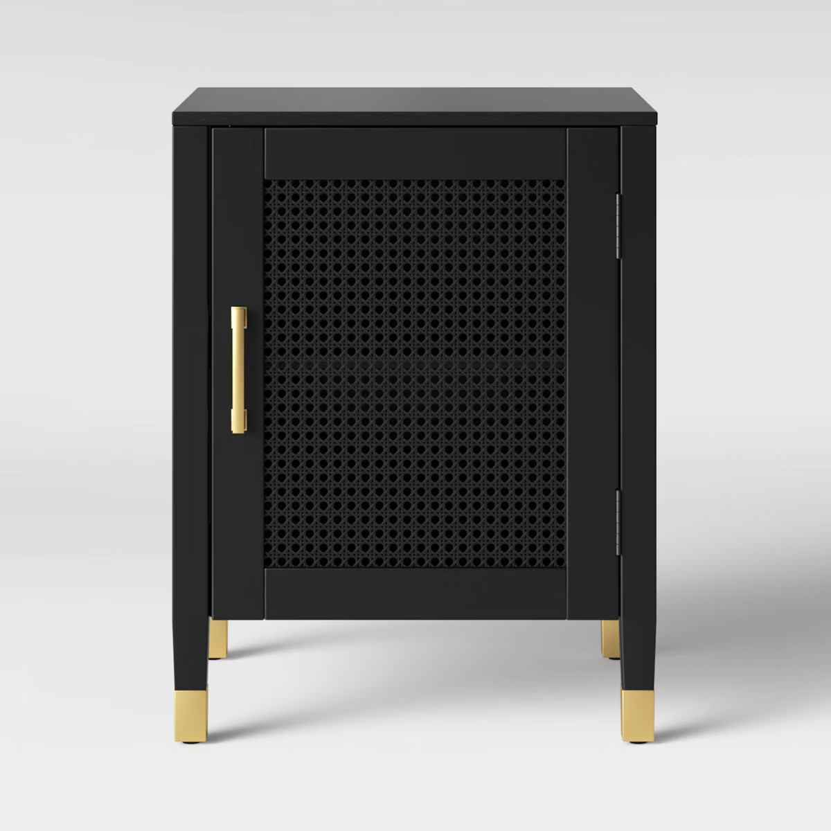 Duxbury Nightstand with Storage Black - Threshold™ | Target