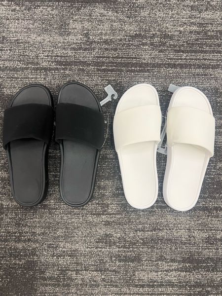 These Target slides are so good! Lululemon dupes, sandals, Summer sandals, great for running errands, lounging at the pool, or for school pickup, Target style, designer inspired sandals, mom style, I picked them up in white and black, #LaidbackLuxeLife

Sandals: Run TTS

Follow me for more fashion finds, beauty faves, lifestyle, home decor, sales and more! So glad you’re here!! XO, Karma

#LTKSeasonal #LTKfindsunder50 #LTKshoecrush