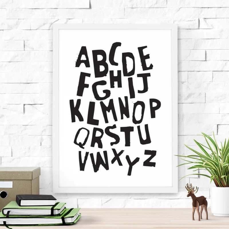 Alphabet Paper Print | Wayfair North America