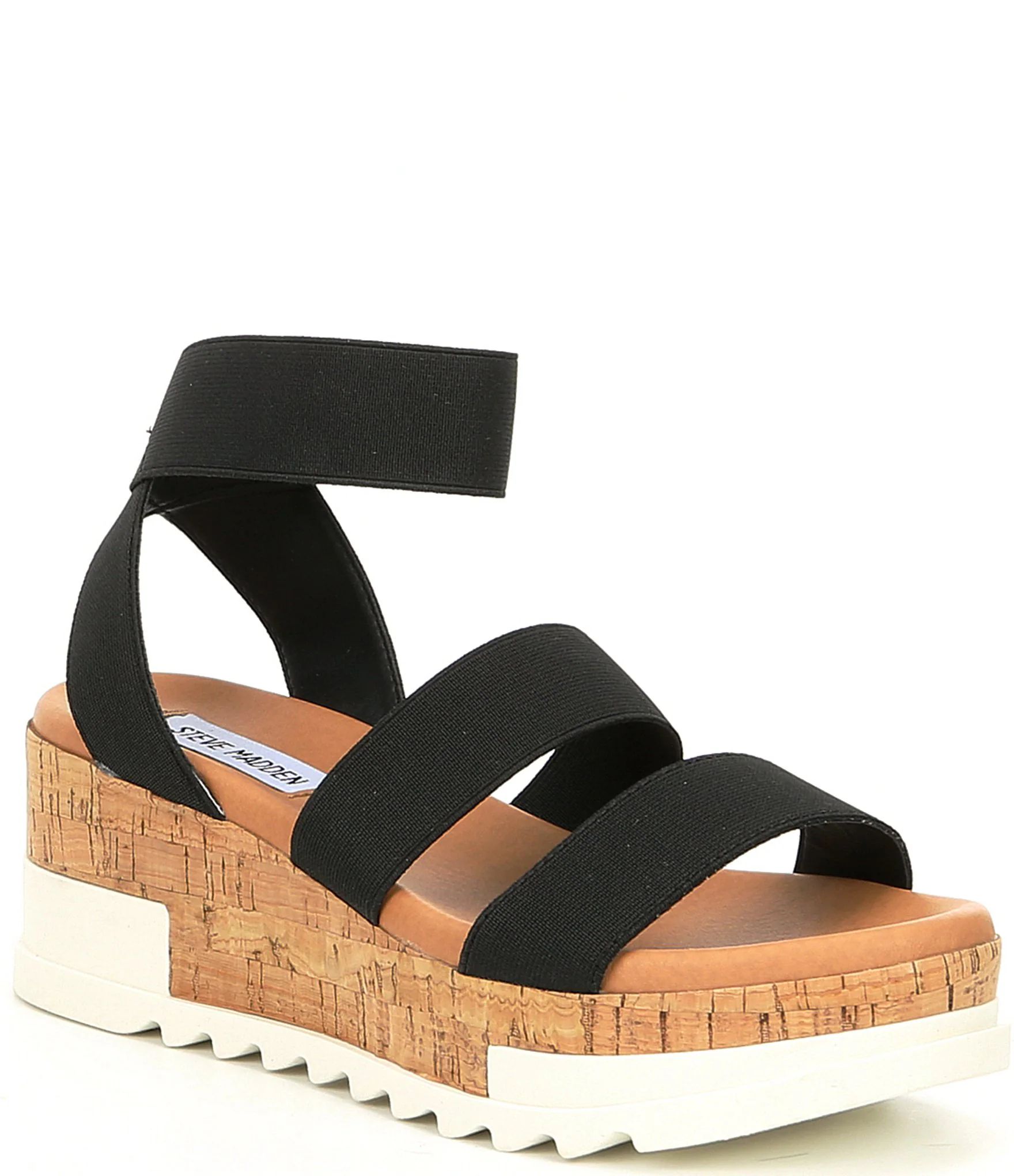 Bandi Elastic Cork Flatform Sandals | Dillard's