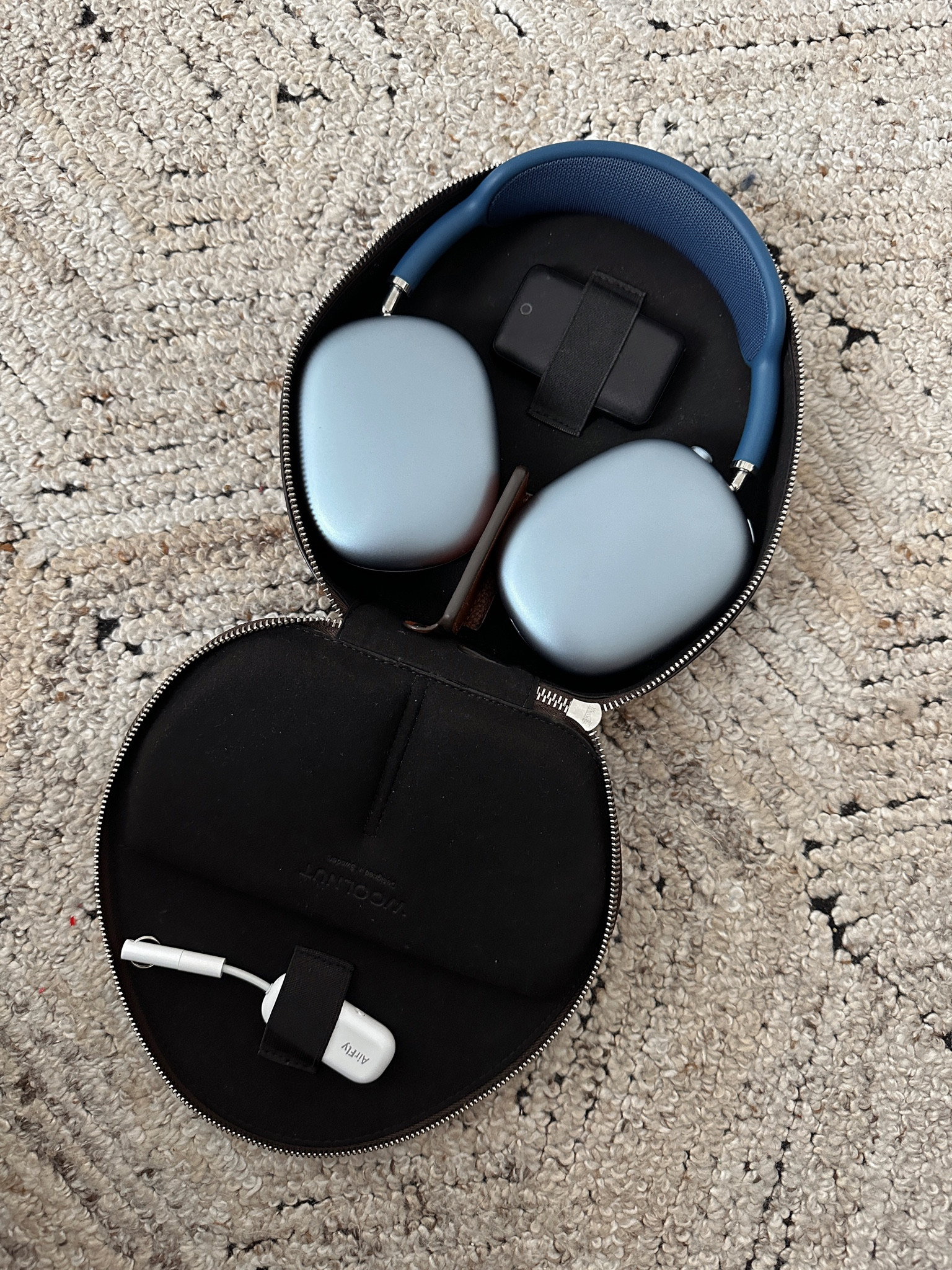 The quality of this case is sooo good. It’s real leather and holds up great. Braun and I both have them! 