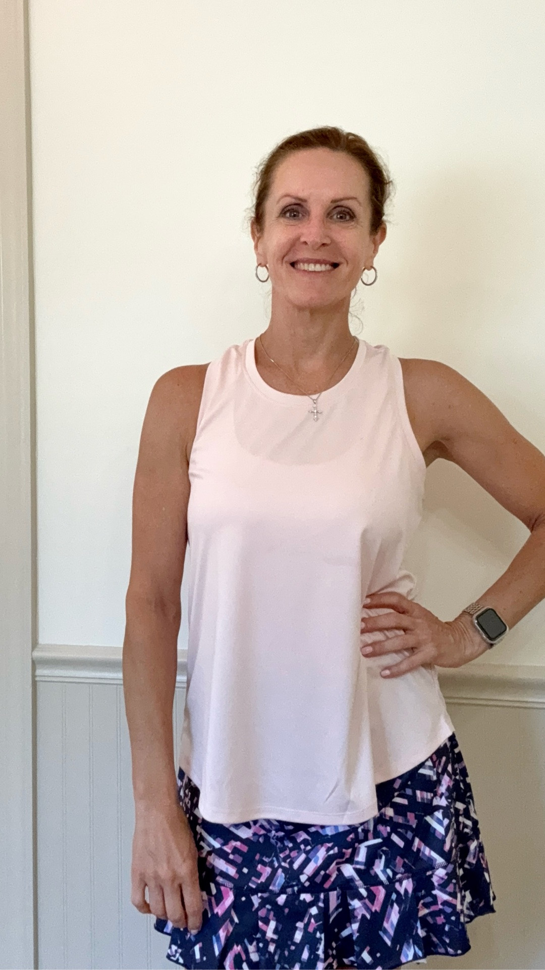 Give me anything that’s light and airy for the summer and I’ll be living in it!!  This tank is from Amazon and is SO good!  It comes in a ton of colors and would be perfect for the hotter temps. 
***I’m wearing a medium. 
I also highly recommend this sports bra.  I’m wearing a large.

#LTKSeasonal #LTKOver40 #LTKSaleAlert