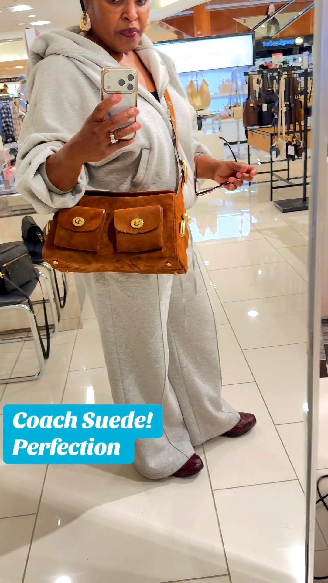 COACH!! SUEDE!! HANDBAG!!
PERFECT! That’s the post!!
I can’t decide!! They are both so beautiful yet so different!!
#coach #suede #handbags #fashion 

#LTKootd #LTKTravel #LTKgrwm