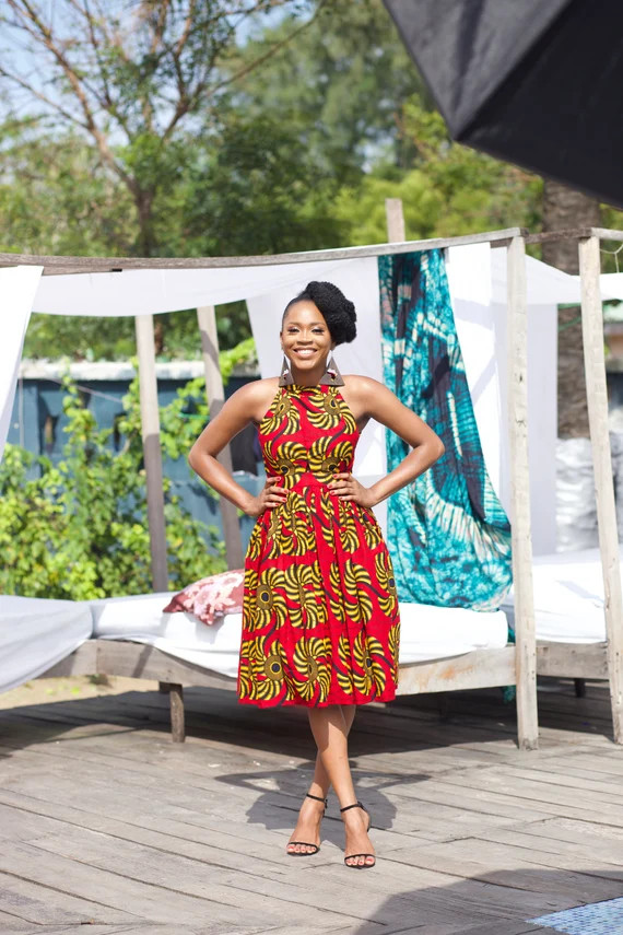 Ankara Dress African Print Dress African Dress Wedding | Etsy | Etsy (US)