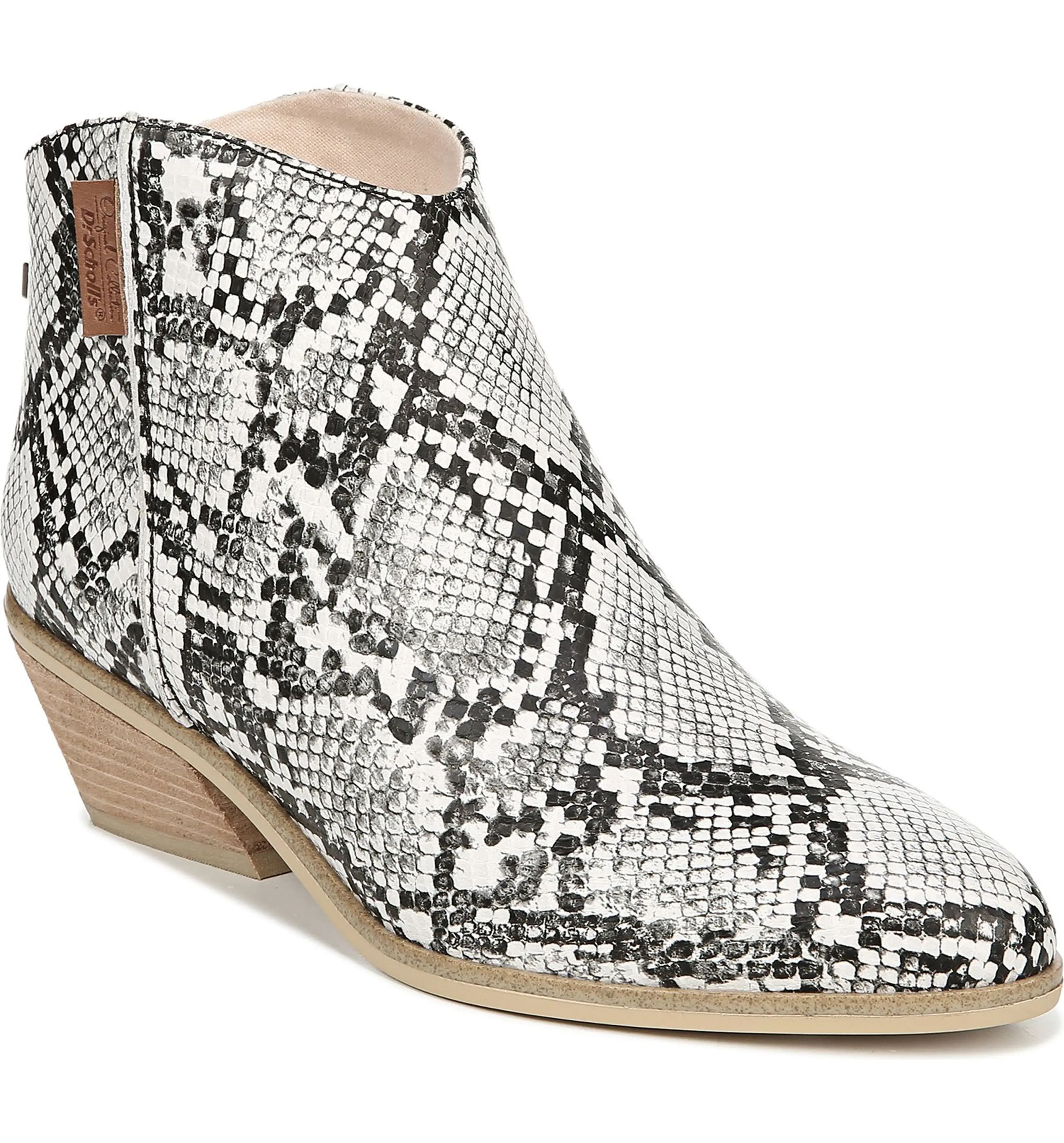 Lucky One Snake Embossed Bootie | Nordstrom