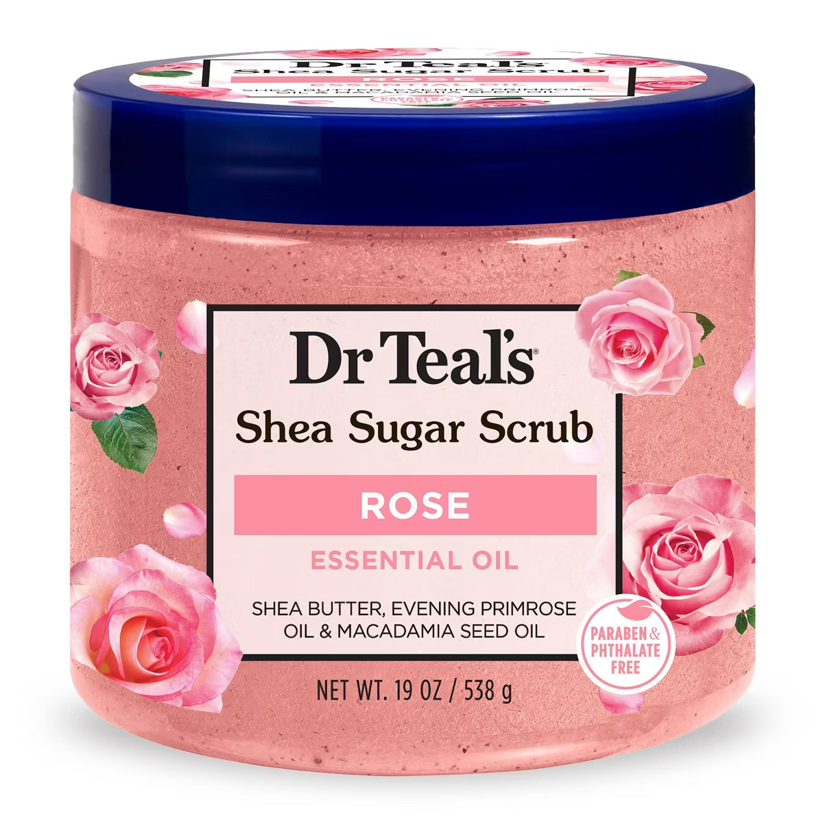 Dr Teal's Rose Shea Sugar Body Scrub - 19oz | Target