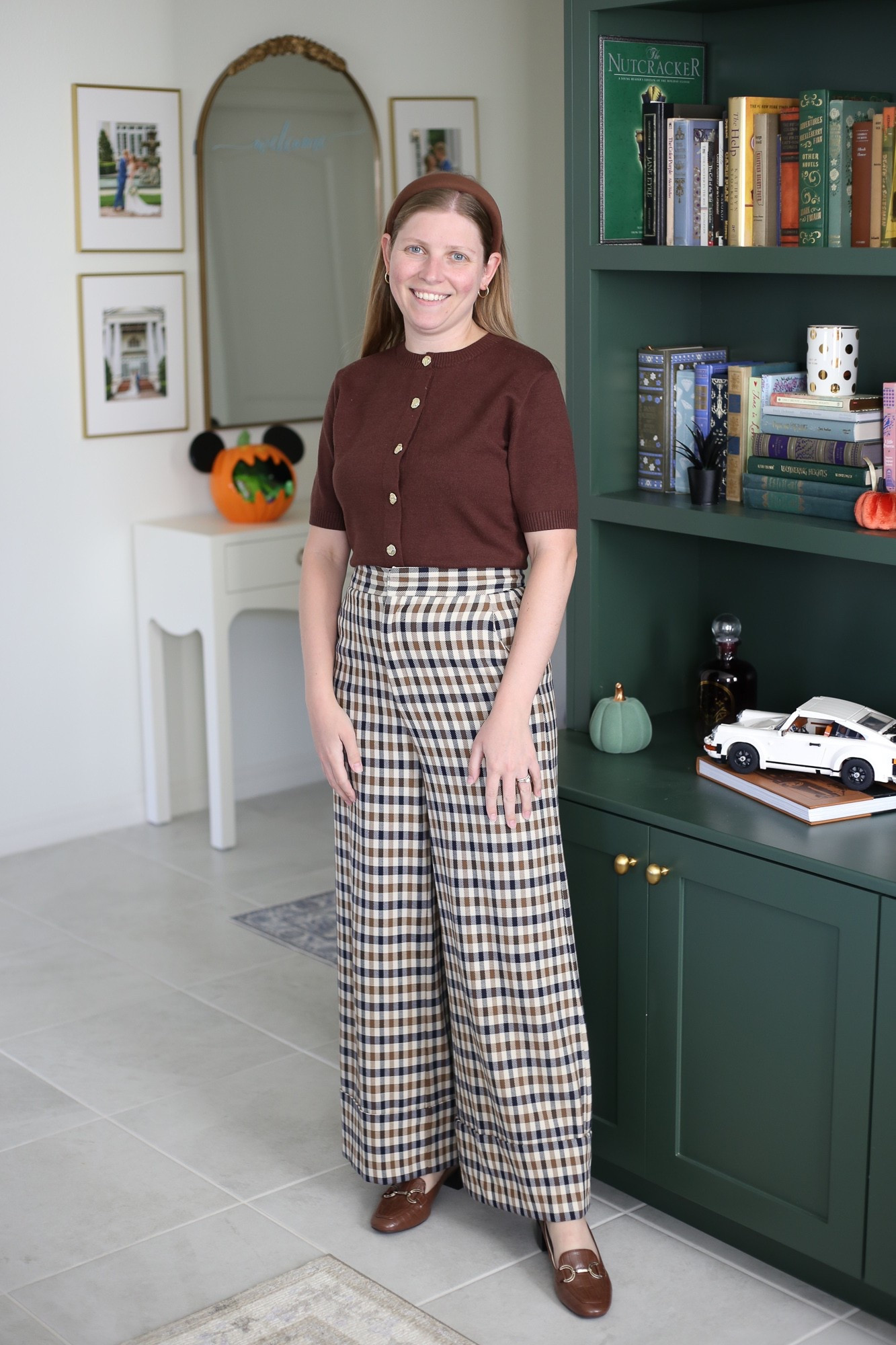 Plaid straight leg trousers perfect for fall at the office  

#LTKSeasonal #LTKStyleTip #LTKWorkwear