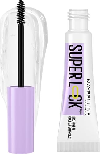 Maybelline Super Lock Brow Glue Eyebrow Gel, Lightweight Brow Gel For Up To 24HR Hold, Clear, 1 Count | Amazon (US)
