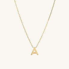 Letter Necklace | Mejuri Fine Crew