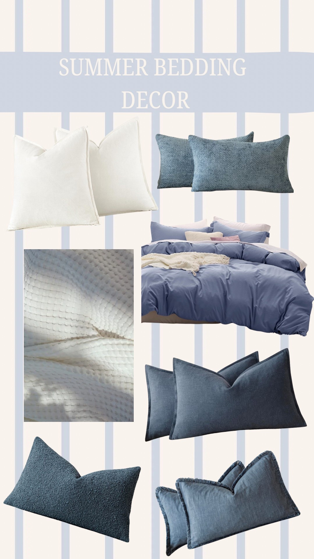 Amazon - Summer bedding decor 🌊🫧

#amazondecor #amazonfinds #amazonhome #amazonmusthave #summeredition

#LTKSummerEdit #LTKFindsUnder50 #LTKHome