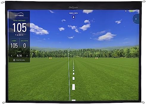 GoSports Golf Simulator Impact Screen - Choose 6.5 ft x 7 ft or 9 ft x 7 ft | Amazon (US)
