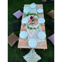 31x70 Inc, Luxe Party Table, Large Boho, Picnic Boho Wedding Low Dining | Etsy (US)