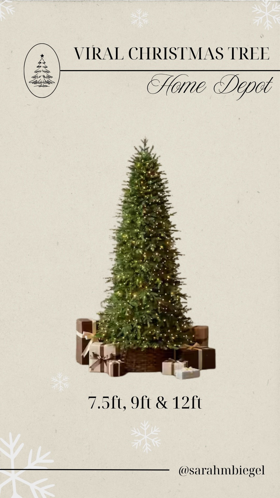 THE viral twinkling light Christmas tree from Home Depot! Comes in three different sizes. Grab it before it’s gone! 🎄✨

#LTKHoliday #LTKHome #LTKSeasonal