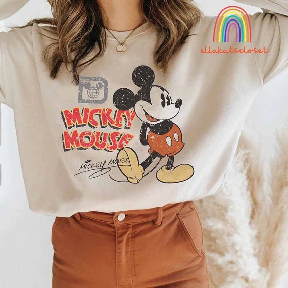 Mickey Shirt Vintage, Mickey Shirt For Women And Men, Disneyworld Shirt Family, Disney Mickey Mou... | Etsy (US)