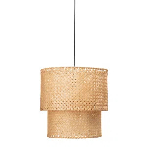 Siena Woven Bamboo 1-Light Drum Pendant | Wayfair North America