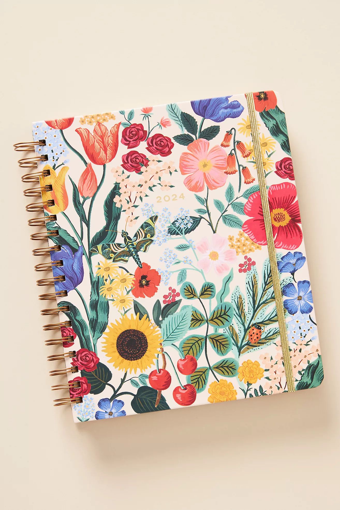 Rifle Paper Co. 17-Month Spiral Planner | Anthropologie (US)